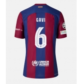 Maillot de football Réplique Barcelona Paez Gavi #6 Domicile 2023-24 Manche Courte