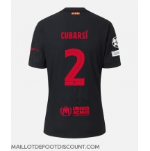 Maillot de football Réplique Barcelona Pau Cubarsi #2 Extérieur 2024-25 Manche Courte