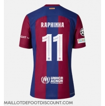 Maillot de football Réplique Barcelona Raphinha Belloli #11 Domicile 2023-24 Manche Courte