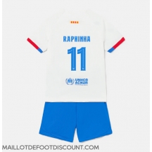 Maillot de football Réplique Barcelona Raphinha Belloli #11 Extérieur Enfant 2023-24 Manche Courte (+ Pantalon court)