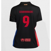 Maillot de football Réplique Barcelona Robert Lewandowski #9 Extérieur Femme 2024-25 Manche Courte