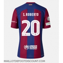 Maillot de football Réplique Barcelona Sergi Roberto #20 Domicile 2023-24 Manche Courte