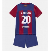 Maillot de football Réplique Barcelona Sergi Roberto #20 Domicile Enfant 2023-24 Manche Courte (+ Pantalon court)