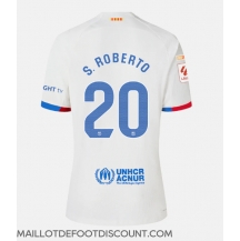 Maillot de football Réplique Barcelona Sergi Roberto #20 Extérieur 2023-24 Manche Courte