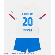 Maillot de football Réplique Barcelona Sergi Roberto #20 Extérieur Enfant 2023-24 Manche Courte (+ Pantalon court)