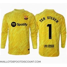 Maillot de football Réplique Barcelona Ter Stegen #1 Gardien de but Domicile 2024-25 Manche Longue