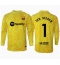 Maillot de football Réplique Barcelona Ter Stegen #1 Gardien de but Domicile 2024-25 Manche Longue