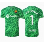 Maillot de football Réplique Barcelona Ter Stegen #1 Gardien de but Extérieur 2024-25 Manche Courte