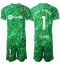 Maillot de football Réplique Barcelona Ter Stegen #1 Gardien de but Extérieur Enfant 2024-25 Manche Courte (+ Pantalon court)