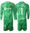 Maillot de football Réplique Barcelona Ter Stegen #1 Gardien de but Extérieur Enfant 2024-25 Manche Longue (+ Pantalon court)