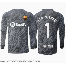 Maillot de football Réplique Barcelona Ter Stegen #1 Gardien de but Troisième 2024-25 Manche Longue