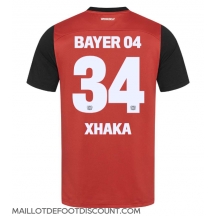 Maillot de football Réplique Bayer Leverkusen Granit Xhaka #34 Domicile 2024-25 Manche Courte