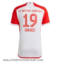 Maillot de football Réplique Bayern Munich Alphonso Davies #19 Domicile 2023-24 Manche Courte