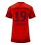 Maillot de football Réplique Bayern Munich Alphonso Davies #19 Domicile Femme 2024-25 Manche Courte