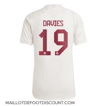 Maillot de football Réplique Bayern Munich Alphonso Davies #19 Troisième 2023-24 Manche Courte
