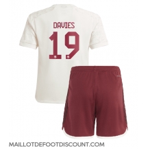 Maillot de football Réplique Bayern Munich Alphonso Davies #19 Troisième Enfant 2023-24 Manche Courte (+ Pantalon court)