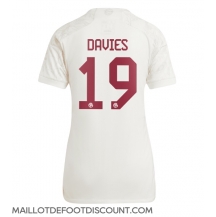 Maillot de football Réplique Bayern Munich Alphonso Davies #19 Troisième Femme 2023-24 Manche Courte
