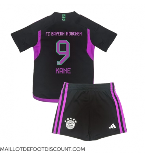 Maillot de football Réplique Bayern Munich Harry Kane #9 Extérieur Enfant 2023-24 Manche Courte (+ Pantalon court)
