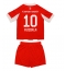 Maillot de football Réplique Bayern Munich Jamal Musiala #10 Domicile Enfant 2025-26 Manche Courte (+ Pantalon court)