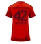 Maillot de football Réplique Bayern Munich Jamal Musiala #42 Domicile Femme 2024-25 Manche Courte