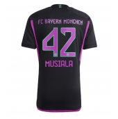 Maillot de football Réplique Bayern Munich Jamal Musiala #42 Extérieur 2023-24 Manche Courte
