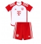 Maillot de football Réplique Bayern Munich Thomas Muller #25 Domicile Enfant 2023-24 Manche Courte (+ Pantalon court)