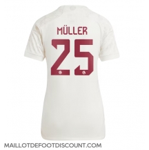 Maillot de football Réplique Bayern Munich Thomas Muller #25 Troisième Femme 2023-24 Manche Courte