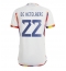 Maillot de football Réplique Belgique Charles De Ketelaere #22 Extérieur Mondial 2022 Manche Courte