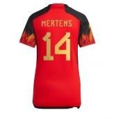 Maillot de football Réplique Belgique Dries Mertens #14 Domicile Femme Mondial 2022 Manche Courte