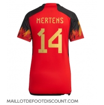 Maillot de football Réplique Belgique Dries Mertens #14 Domicile Femme Mondial 2022 Manche Courte