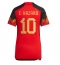 Maillot de football Réplique Belgique Eden Hazard #10 Domicile Femme Mondial 2022 Manche Courte