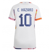 Maillot de football Réplique Belgique Eden Hazard #10 Extérieur Femme Mondial 2022 Manche Courte
