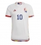 Maillot de football Réplique Belgique Eden Hazard #10 Extérieur Mondial 2022 Manche Courte