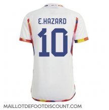 Maillot de football Réplique Belgique Eden Hazard #10 Extérieur Mondial 2022 Manche Courte