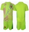 Maillot de football Réplique Belgique Gardien de but Extérieur Enfant Europe 2024 Manche Courte (+ Pantalon court)