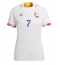 Maillot de football Réplique Belgique Kevin De Bruyne #7 Extérieur Femme Mondial 2022 Manche Courte