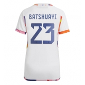 Maillot de football Réplique Belgique Michy Batshuayi #23 Extérieur Femme Mondial 2022 Manche Courte