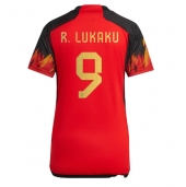 Maillot de football Réplique Belgique Romelu Lukaku #9 Domicile Femme Mondial 2022 Manche Courte