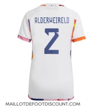 Maillot de football Réplique Belgique Toby Alderweireld #2 Extérieur Femme Mondial 2022 Manche Courte
