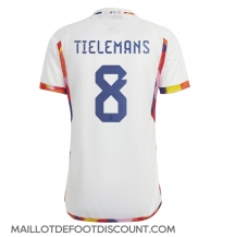Maillot de football Réplique Belgique Youri Tielemans #8 Extérieur Mondial 2022 Manche Courte