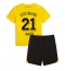 Maillot de football Réplique Borussia Dortmund Donyell Malen #21 Domicile Enfant 2023-24 Manche Courte (+ Pantalon court)