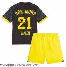 Maillot de football Réplique Borussia Dortmund Donyell Malen #21 Extérieur Enfant 2023-24 Manche Courte (+ Pantalon court)