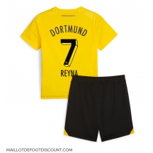 Maillot de football Réplique Borussia Dortmund Giovanni Reyna #7 Domicile Enfant 2023-24 Manche Courte (+ Pantalon court)