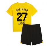 Maillot de football Réplique Borussia Dortmund Karim Adeyemi #27 Domicile Enfant 2023-24 Manche Courte (+ Pantalon court)