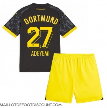 Maillot de football Réplique Borussia Dortmund Karim Adeyemi #27 Extérieur Enfant 2023-24 Manche Courte (+ Pantalon court)