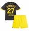 Maillot de football Réplique Borussia Dortmund Karim Adeyemi #27 Extérieur Enfant 2023-24 Manche Courte (+ Pantalon court)