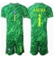 Maillot de football Réplique Brésil Alisson Becker #1 Gardien de but Domicile Enfant Copa America 2024 Manche Courte (+ Pantalon court)