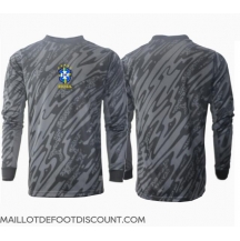 Maillot de football Réplique Brésil Gardien de but Extérieur Copa America 2024 Manche Longue