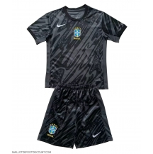 Maillot de football Réplique Brésil Gardien de but Extérieur Enfant Copa America 2024 Manche Courte (+ Pantalon court)