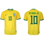 Maillot de football Réplique Brésil Neymar Jr #10 Domicile Mondial 2022 Manche Courte